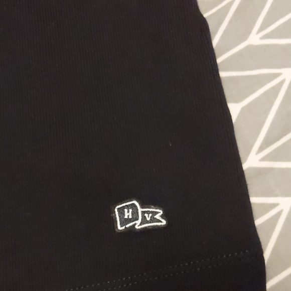 Black Sleeveless Polo Dress with Orange T Logo - Picture 3 of 8